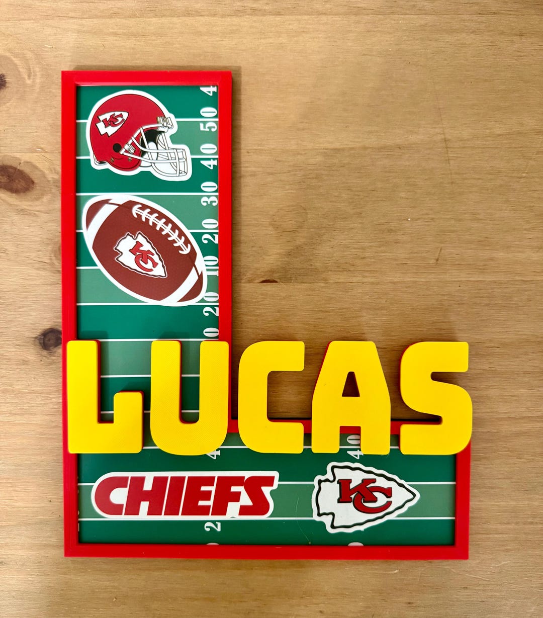 Personalized Football Sign - Etsy