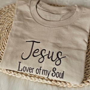 Embroidered sweatshirt,Jesus faith crewneck sweatshirt gift for christians,religious cozy christian apparel embroidered unisex hoody sweater