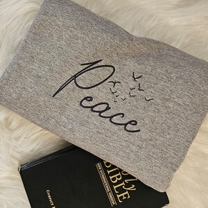 Fruits of the spirit christian embroidered sweatshirt, Religious tshirts/sweater gift for christian, Faith based custom embroidered Jumper