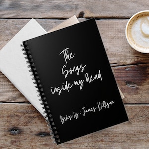 Custom Song Writers Journal, Personalized Songwriting Journal, Song Writing Journal, Songwriters Notebook, Song Writers Spiral Notebook Gift