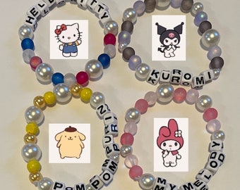 New Kawaii Sanrio Hello Kitty Mymelody bell bracelet Schoolgirl