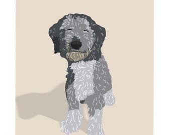 Retrato de mascota personalizado, arte de descarga digital