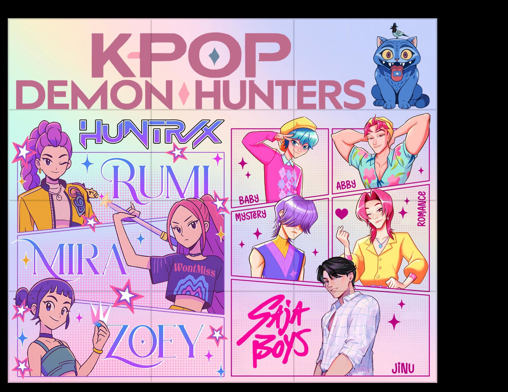 KPOP DEMON HUNTERS 20oz Skinny Tumbler Wrap - Etsy
