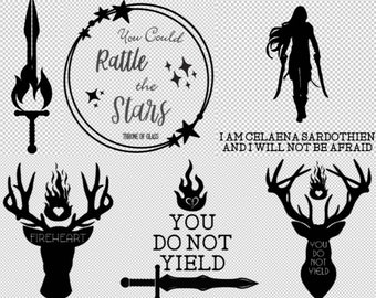 Throne of Glass Bundle SVG PNG PDF
