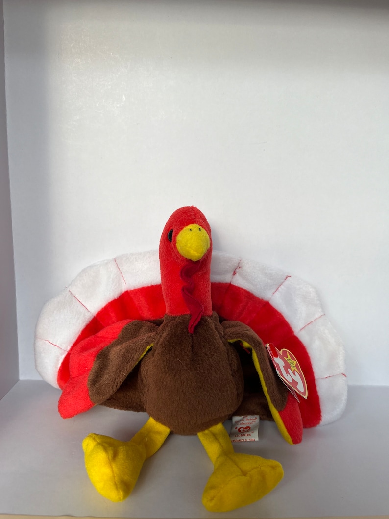 Beanie Baby : Gobbles the Turkey 1996 - Etsy