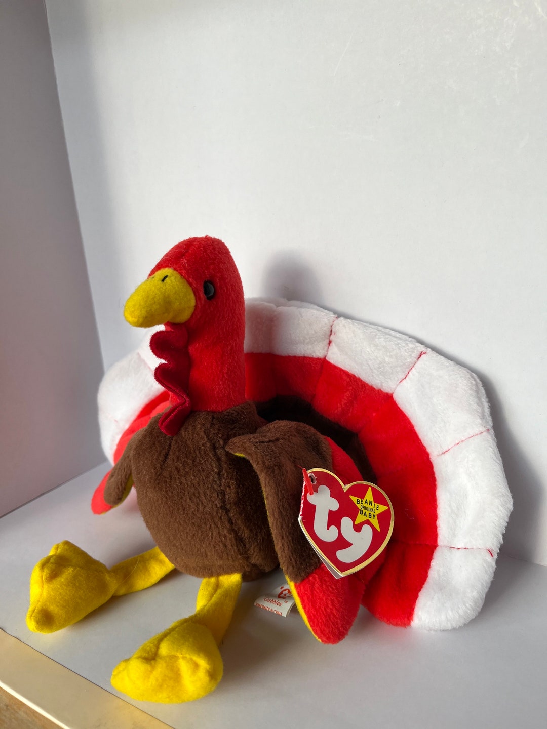 Beanie Baby Gobbles the Turkey 1996 Etsy