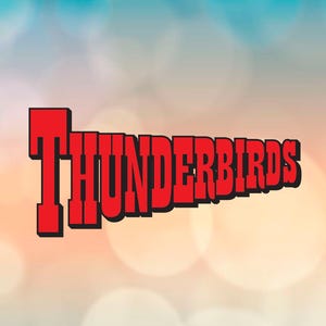 Thunderbirds Logo for Cutting Machines, descarga digital instantánea svg pdf dxf png eps studio3 cdr