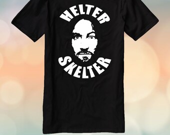 Charles manson Healter Skelter ロンT Vintage Charles Manson Helter Skelter T-Shirt – Justin Reed