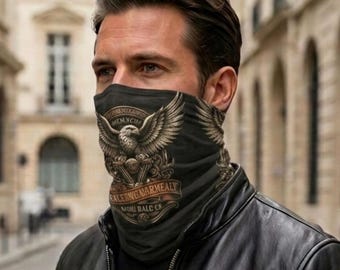 Braga para el cuello Eagle Motorcycle Rally / Pañuelo para motociclistas Sturgis Black Hills