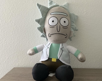 Muñeco de peluche de Rick Sanchez, juguete coleccionable de ciencia ficción de Rick y Morty