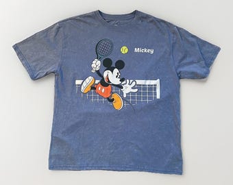 Camiseta de hombre Disney Mickey Mouse estilo lavado ácido, talla M, nueva.