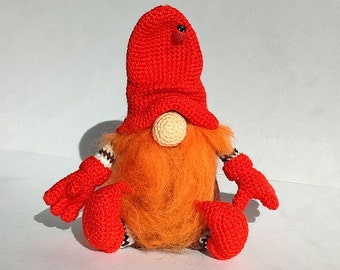 Gnome,  crochet toy, knitting toy