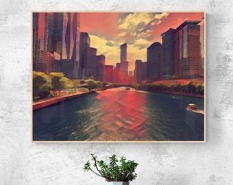 Summer City Skyline