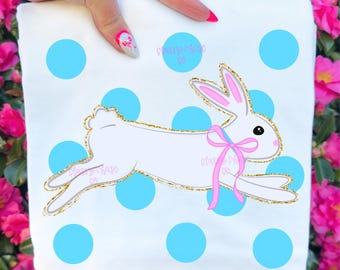Preppy paashaas png, coquette bunny png, schattige vintage stijl png, coquette roze strik lente pasen png, boutique pasen png
