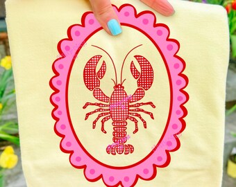 Cangrejo de río estilo preppy PNG, Cangrejo de río a cuadros sureños, Temporada de cangrejos de río PNG, Camiseta de hervido de mariscos PNG, Hervido cajún PNG