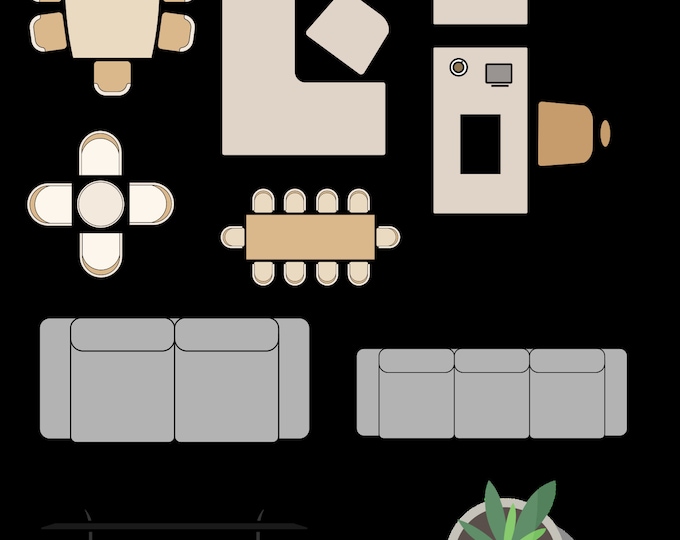 Featured listing image: Furniture Plan Layout Floor Planner kit