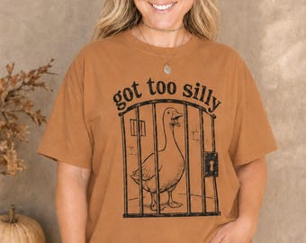 Camiseta Got Too Silly Goose / Camiseta estampada