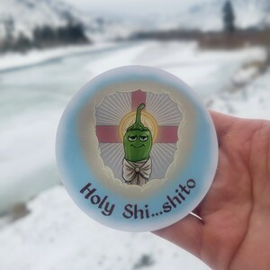 Heiliger Shi...shito || Wasserfester Vinyl-Aufkleber || Witziger Sticker