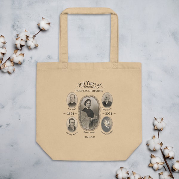 Eco Tote Bag Celebrating 200 Years of American Holiness Literature