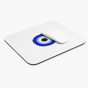 Evil Eye Greek Mati Mouse Pad (Rectangle)
