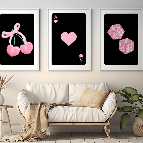 Pink Bow Printable Poster Etsy Pink Bow Printable Poster Etsy