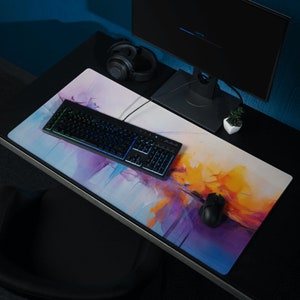 Ice Color Maus Pad, 3 Größen, Geschenk für Sie und Ihn, hochwertiger Druck für Gamer und Büroangestellte, XL Groß bis Klein