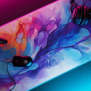 Infusion LED Maus Pad, 4 Größen, Geschenk für Sie und Ihn, hochwertiger Druck für Gamer und Büroangestellte, XL Groß bis Klein