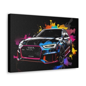 Audi RS6 Canvas Gallery Wraps