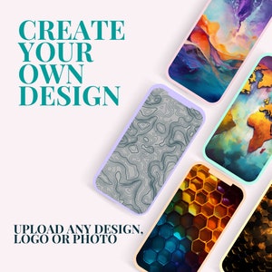 Gepersonaliseerde topografische kaart stevige hoesjes voor iPhone-, Samsung- en Google-telefoons