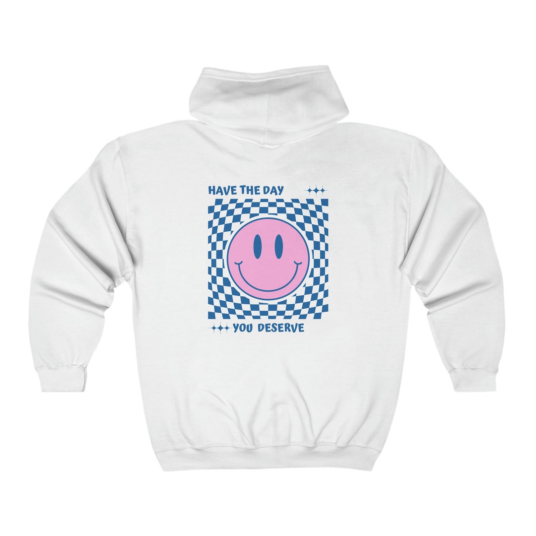 Emoji Pink Pattern Print Men Women Pullover Hoodie