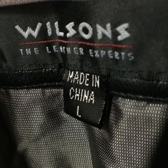 Pelle Studio Wilsons Leather Black Coat Button Do… - image 3