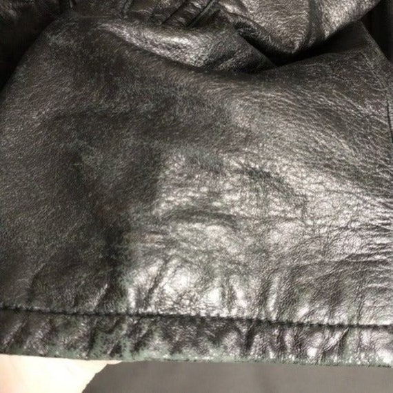 Pelle Studio Wilsons Leather Black Coat Button Do… - image 7