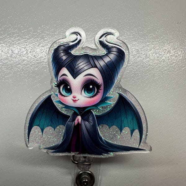 Creepy Resin Badge Reel