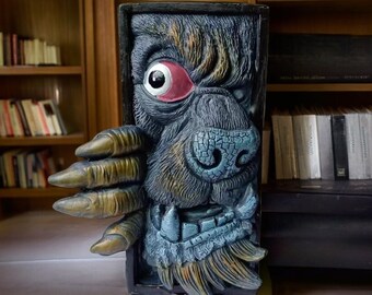 Monster Gothic Book Nook Supernatural Buchstütze Home Decor Dark Fantasy Regal Dekoration