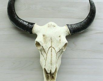 Bull Skull Head Cow Wall Hanging for Home Halloween Decor