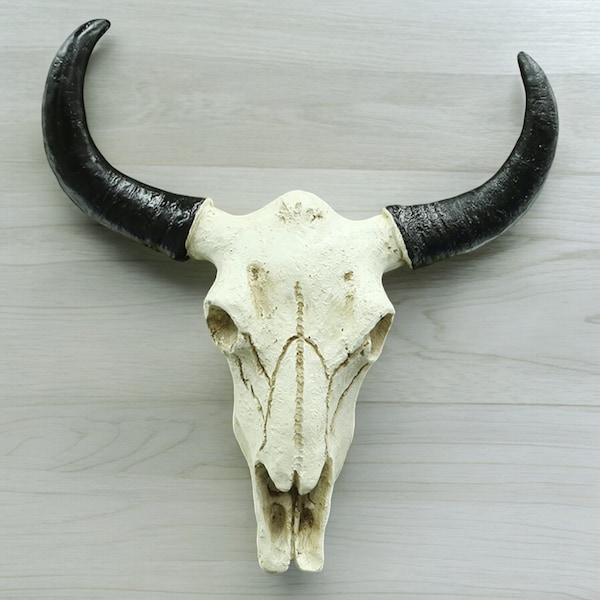 Bull Skull Head Cow Wall Hanging for Home Halloween Decor