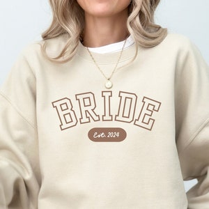 Personalized Gift For Bride, Bride Sweatshirt, Engagement Gift, Unique Bridal Shower Gift, Future Mrs Sweatshirt