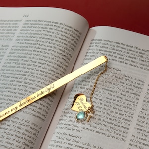 Regalos cristianos personalizados para mujeres, marcapáginas con versículos bíblicos sobre la fe, joyería cristiana, ideas de regalo para amantes de los libros, regalo para él