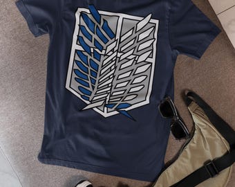 Survey Corps Shirt | Anime Shirt | Anime Tee | Anime Gift | Back print