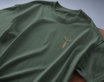 Embroidered Green Mantis T-shirt | Embroidered Anime Shirt | Anime Shirt | Embroidered Shirt | Embroidered Tee | Anime Tee