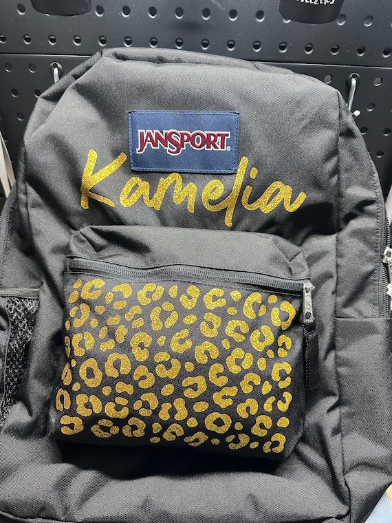 Jansport Black Rainbow Cheetah Jansport Animal Print Backpack Discount