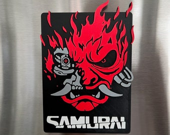 Cyberpunk 2077 Samurai Inspired Fridge Magnet