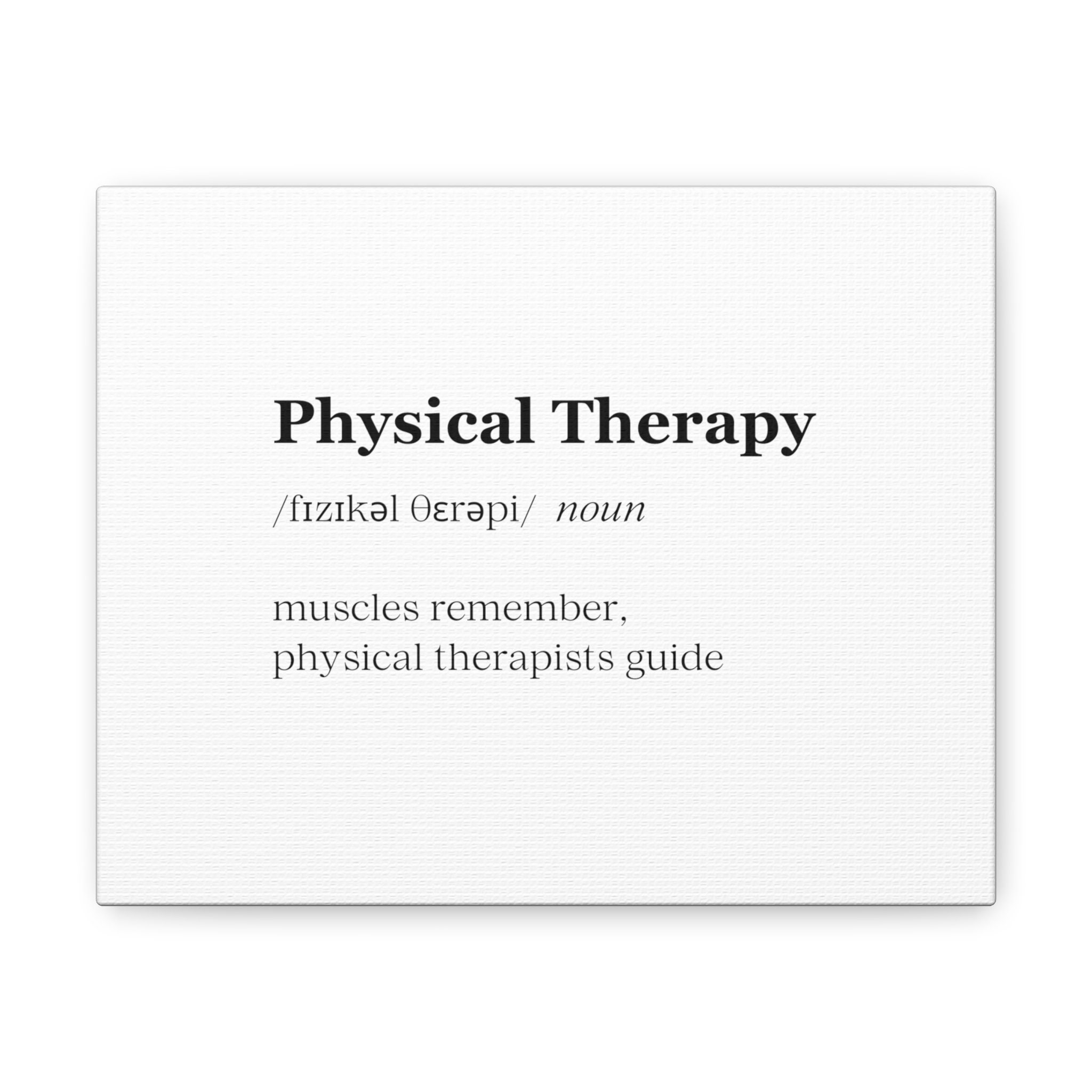 Physical Therapy Wall Art Canvas, Physical Therapy Wall Art, Physical