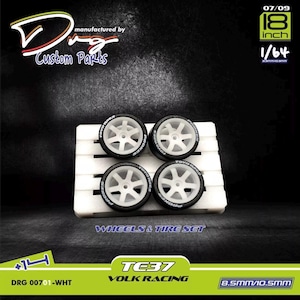 1/64 Scale Rays Volk TE37 Wheels For Wheels Swaps Customs