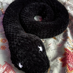 Large Crochet Snake Plushie Pattern