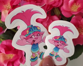 Sticker coquelicot (trolls)