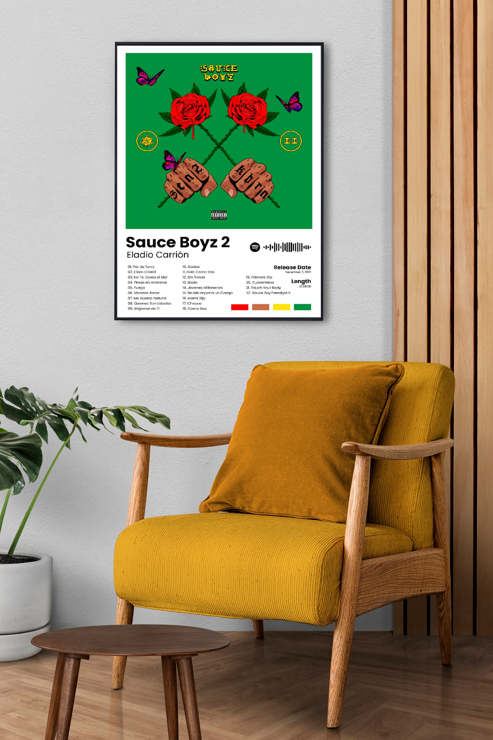 Eladio Carrión Poster / Sauce Boyz 2 / Eladio Carrión Playlist / Sauce