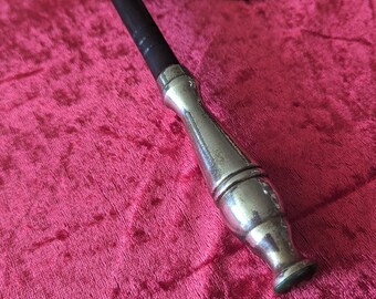 Handmade Wand - "Draconier" Mahogany and Steel magic wand