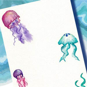 Jellyfish Ocean Under the Sea Invitation for Baby Shower or Birthday ...