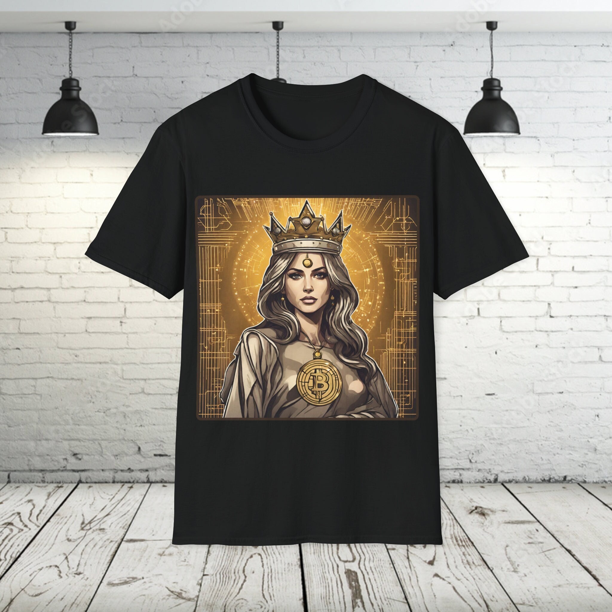 Bitcoin Queen Shirt | Crypto Shirt | Crypto Woman | Bitcoin | Bitcoin Shirt  | Crypto Art | - Etsy